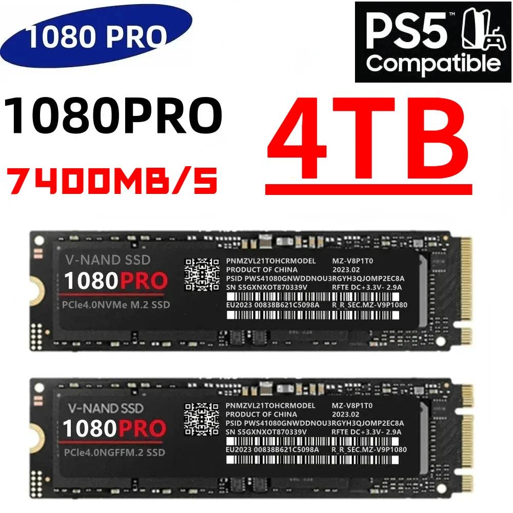 1080 PRO Ngff M.2 Pcie 4.0 Nvme 2.0 SSD  ϵ ̺, ũž PS5 ̹ PC ָ Ʈ ϵ ũ , ǰ